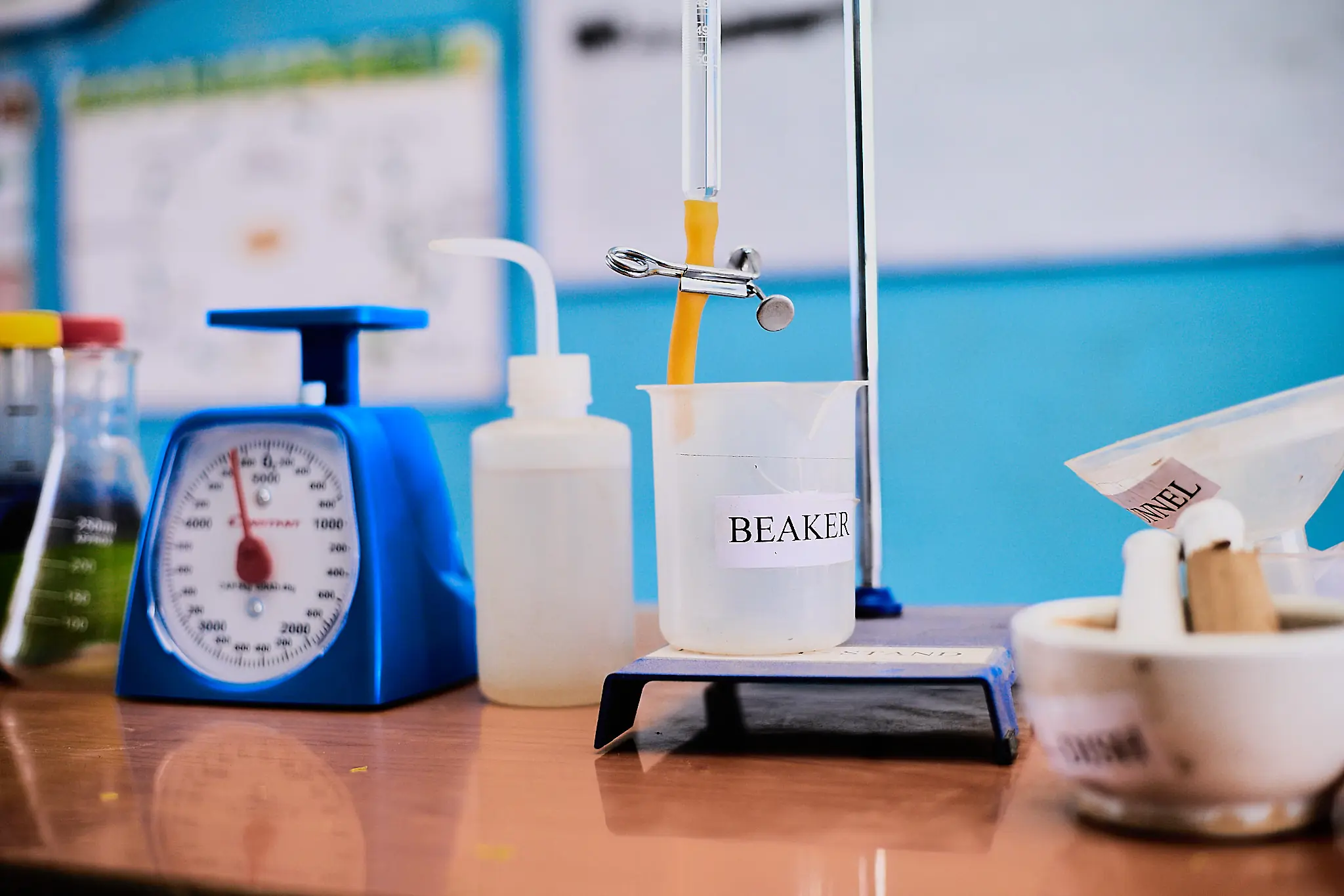 Equipment from the science lab
